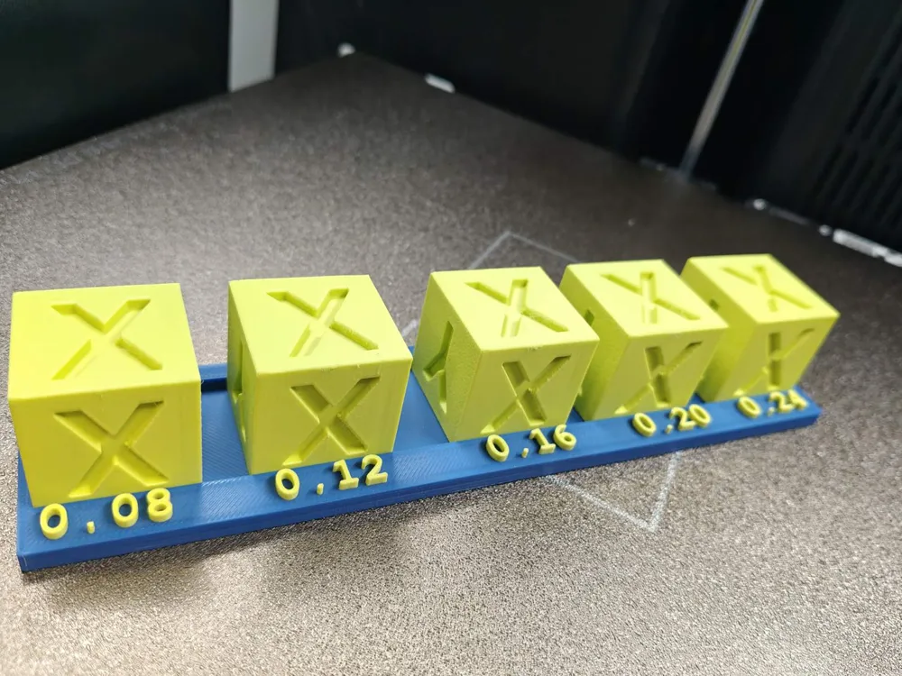 Layer thickness calibration cube - Free 3D Print Model - MakerWorld