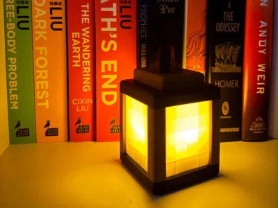 DIY Mini Tealight Minecraft Lantern Build
