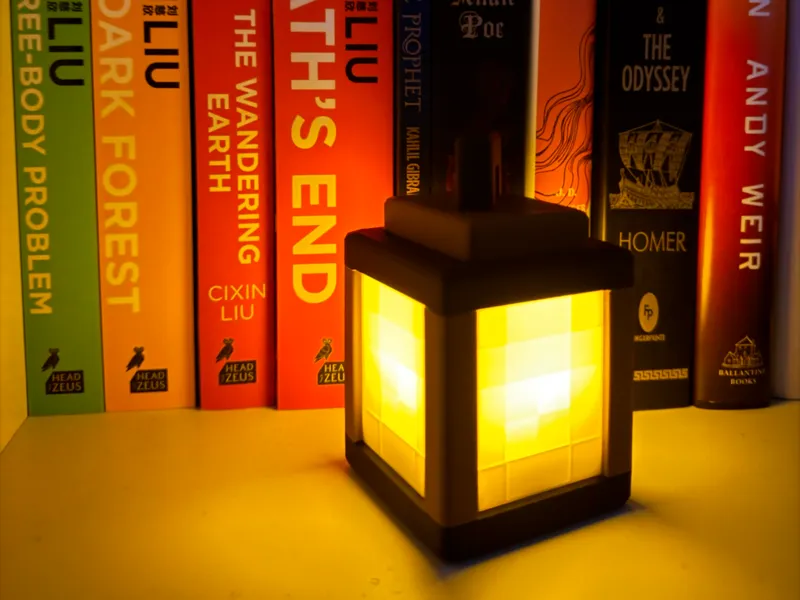 DIY Mini Tealight Minecraft Lantern Build