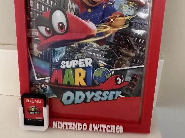 Nintendo Switch - Väggkonst + Spelförvaring