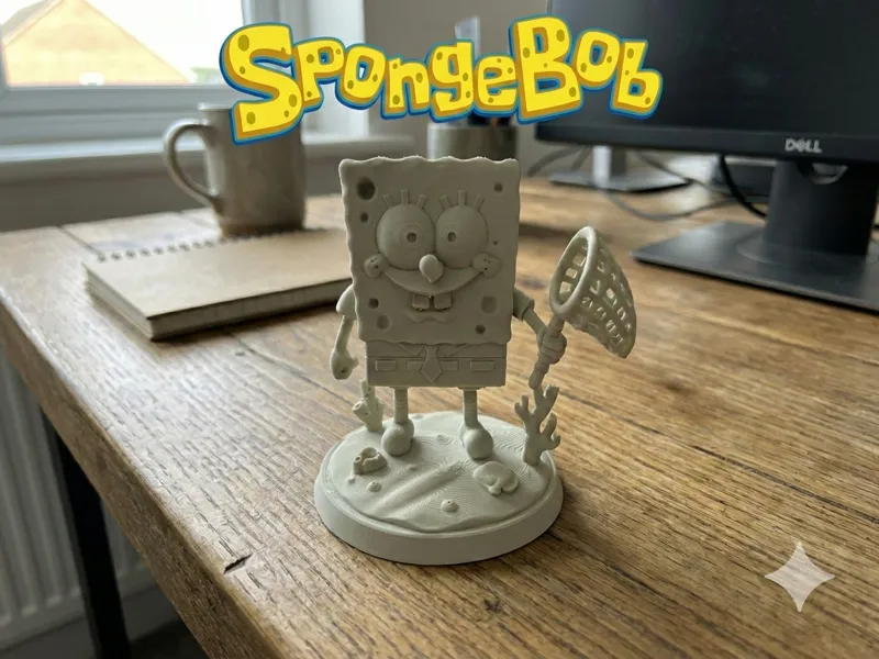 SpongeBob SquarePants Jellyfishing Figurine