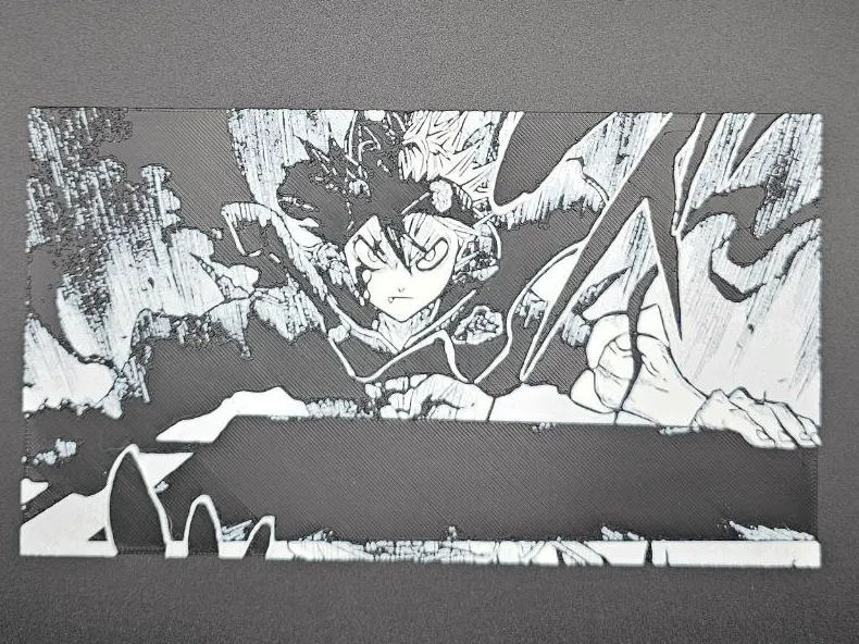 Asta Black Clover Hueforge in Stile Manga
