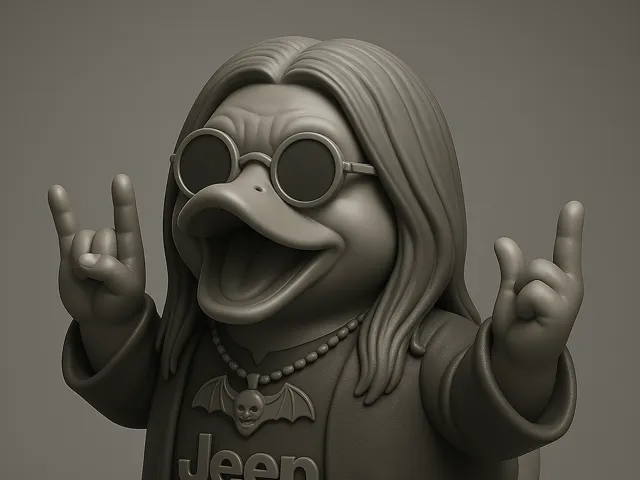ozzy quacker rubber duck
