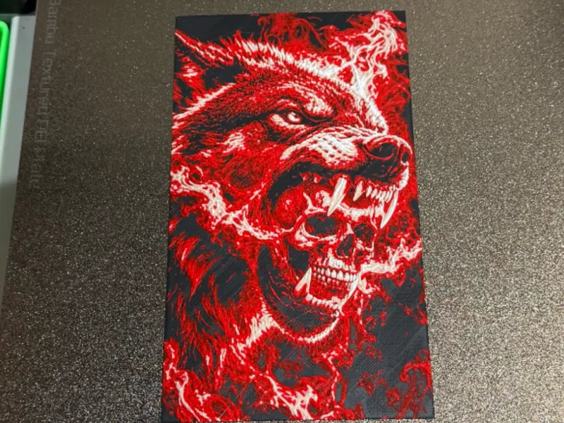 wolf and skull HUEFORGE