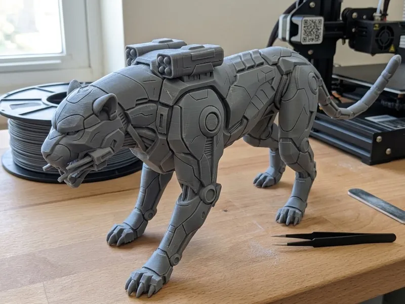 Mecha Panther Pantera Mecánica