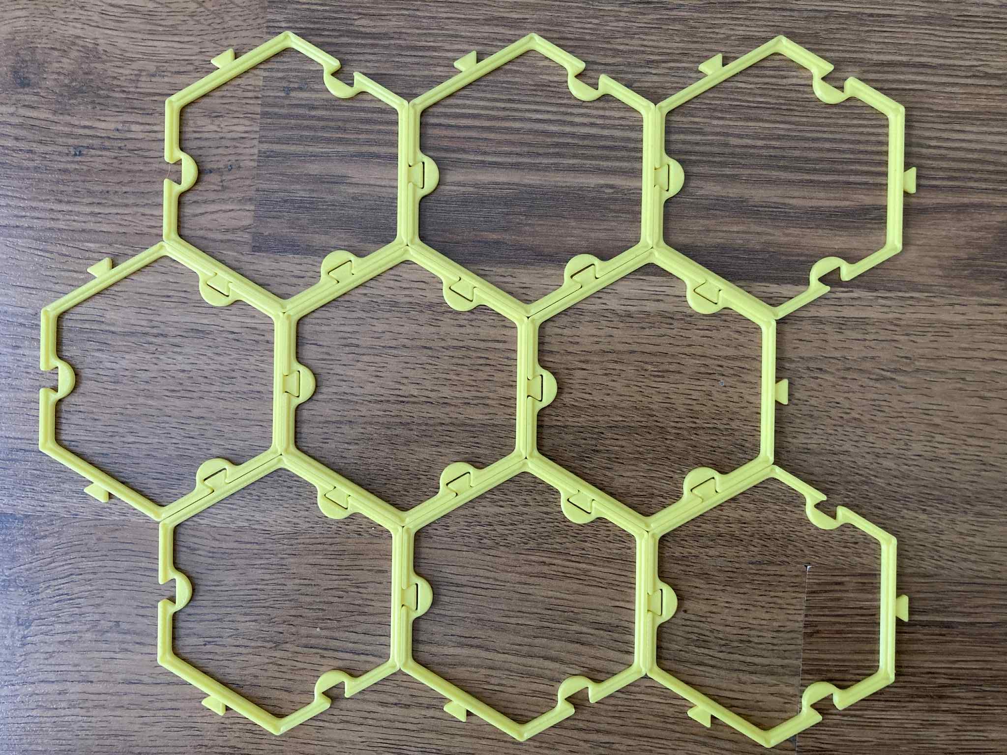 Miniatura 3 do modelo 3D Catan tile lock grid