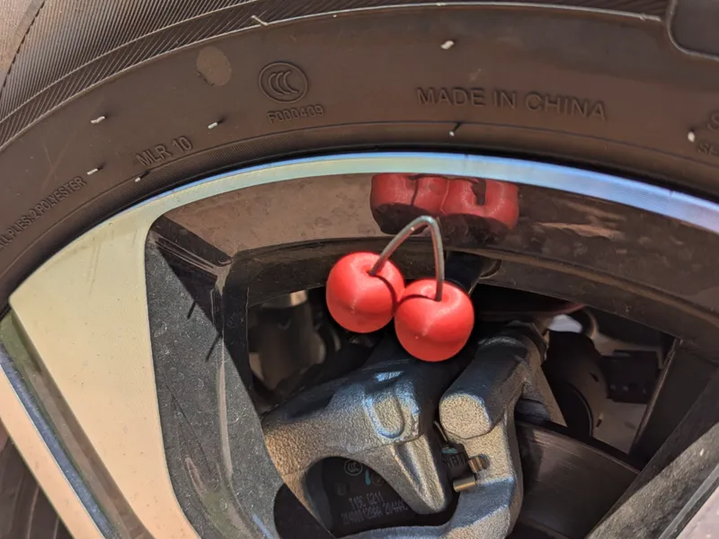 Cherry Valve Stem Caps