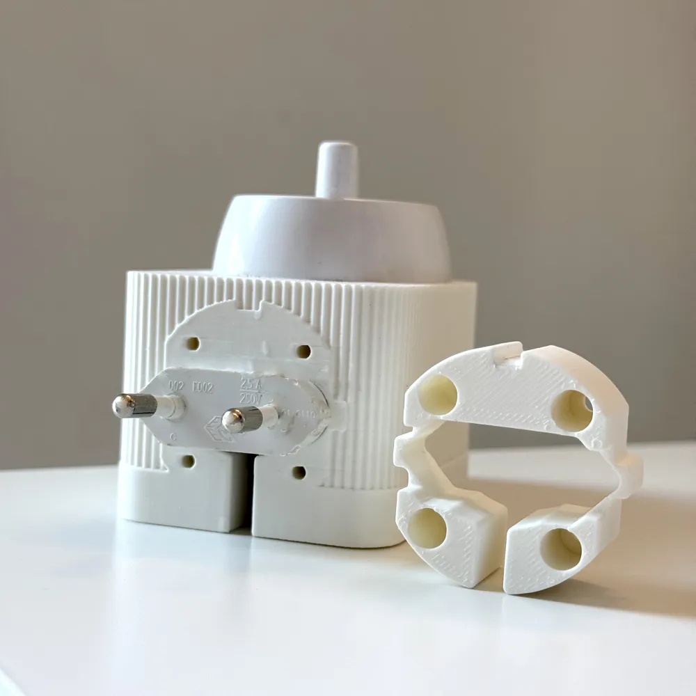 The Adapter Oral-B Charger Wall Mount – Type C Plug Adapter - Free 3D Print Model ...