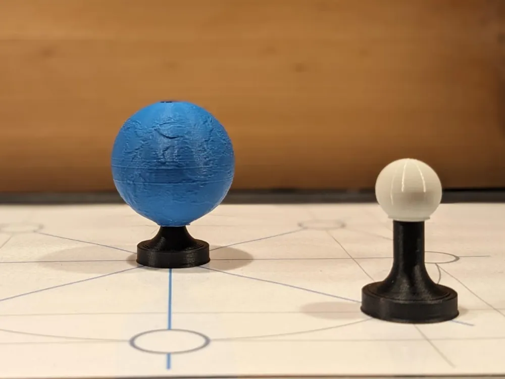 Stand for spheres with hole by iw3d MakerWorld: Download Free 3D Models