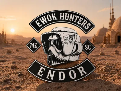Scout Trooper Speederbike Club Plaque
