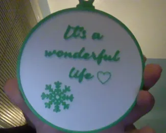 Its a Wonderful Life Christmas Ornament