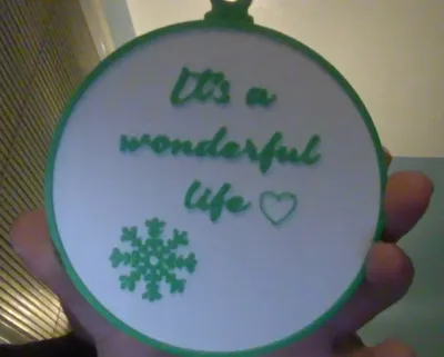 Its a Wonderful Life Christmas Ornament