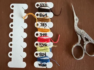 Embroidery Floss Project Card (6 colors)