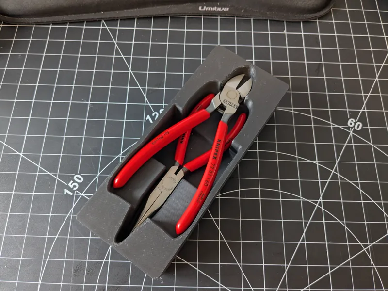 Gridfinity Knipex Long Nose Plier and Flush Cutter