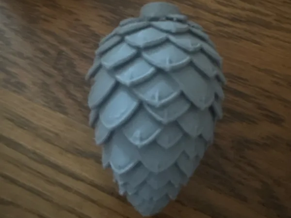 Nordic Pinecone – Gray 3D Print Decor