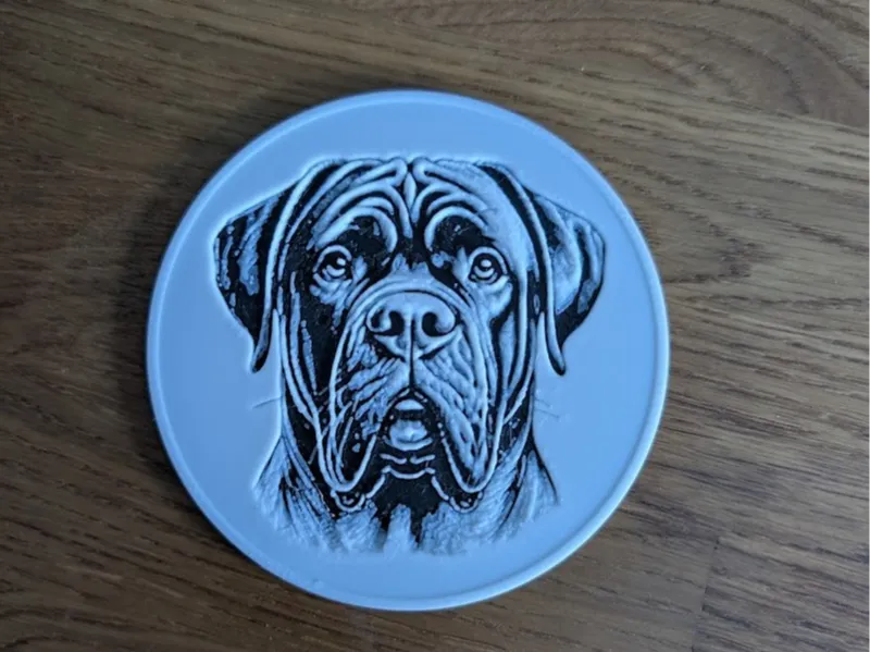 Coaster of Cane Corso Mastiff Dog