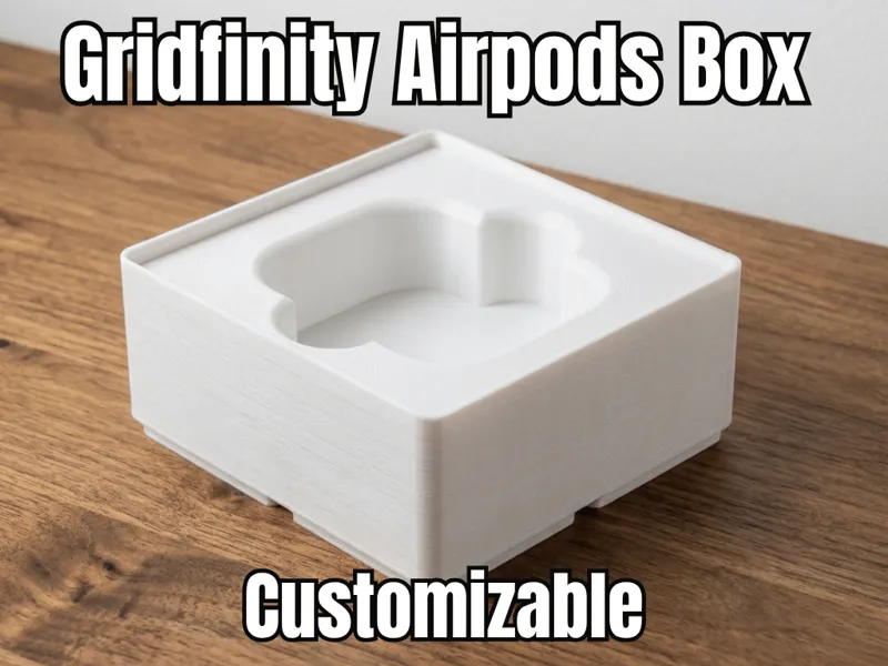 Customizable AirPods Gridfinity Organizer