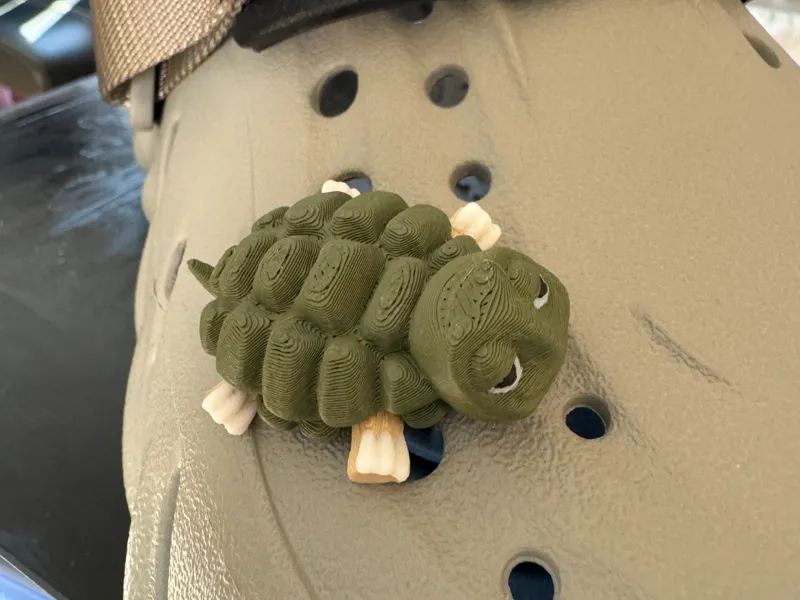Cute turtle charm for the Croc shoes :)