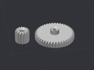 0.4M Pinion 14T and Spur 42T