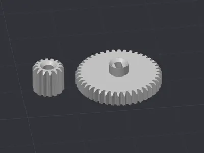 0.4M Pinion 14T and Spur 42T 