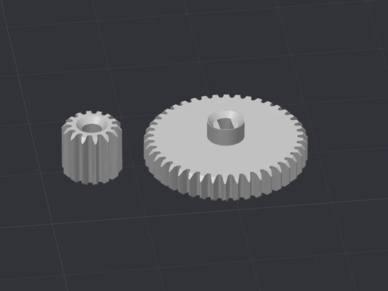 0.4M Pinion 14T and Spur 42T 