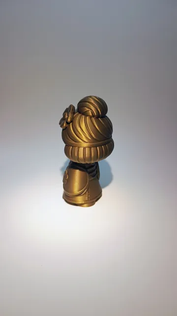 Escenografía en miniatura: Kokeshi-Dame "Bluetenhaar" traditionelles Gewand — vista de referencia 5