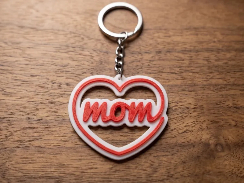 Heart for mom (keychain)