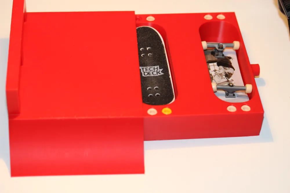 Tech Deck Donut Ramp Tech deck ramp with built in storage - Free 3D Print Model - MakerWorld