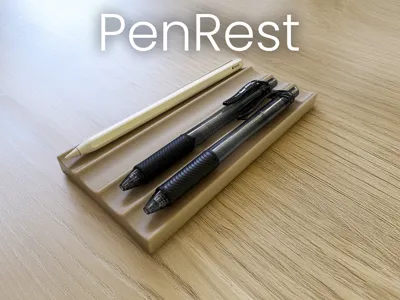 Pen Rest | Clean Minimalist Pen Holder