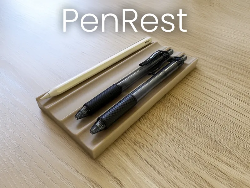 Pen Rest | Clean Minimalist Pen Holder