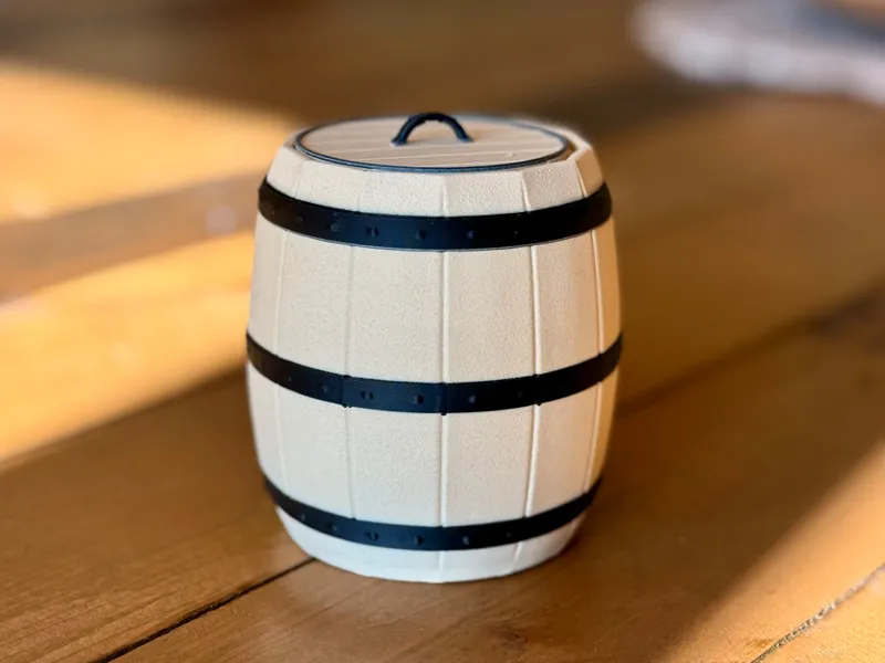 Classic Barrel with Removable Lid