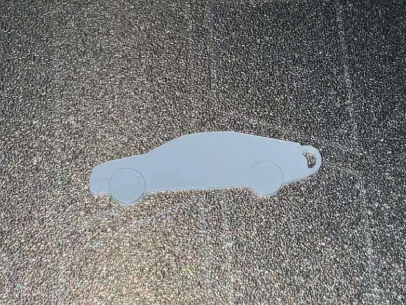 The Average Sedan Keychain