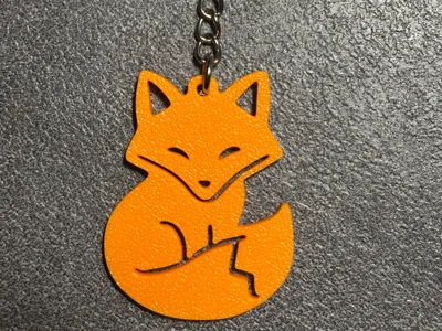 Cute Fox Keychain
