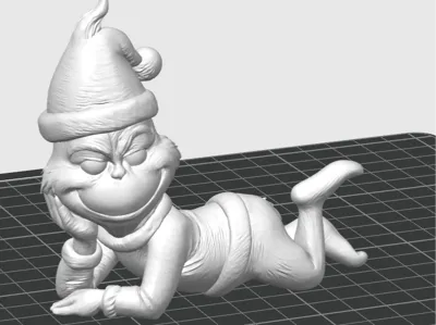 Single Color Grinch - Laying down - Christmas