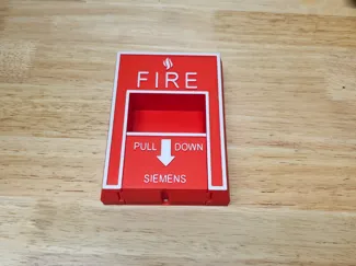 Fire alarm Light switch cover screw on