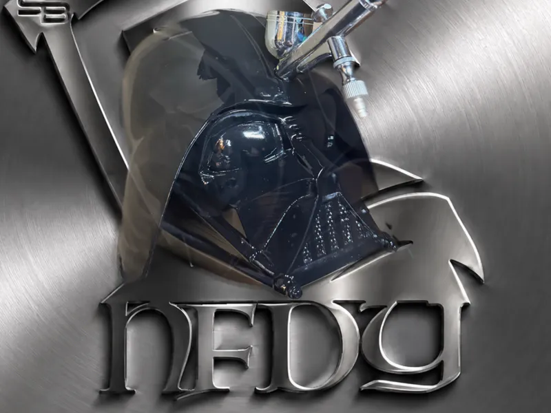 Darth Vader Airbrush Stand/Cleaning Pot
