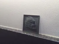 Vikings helmet relief