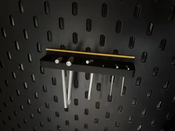 Letrero o emblema decorativo: IKEA SKÅDIS Inbusschlüsselhalter | Akzent Design — vista de referencia 3