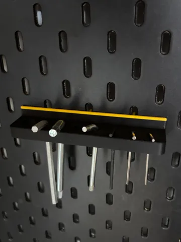 Letrero o emblema decorativo: IKEA SKÅDIS Inbusschlüsselhalter | Akzent Design — vista de referencia 2