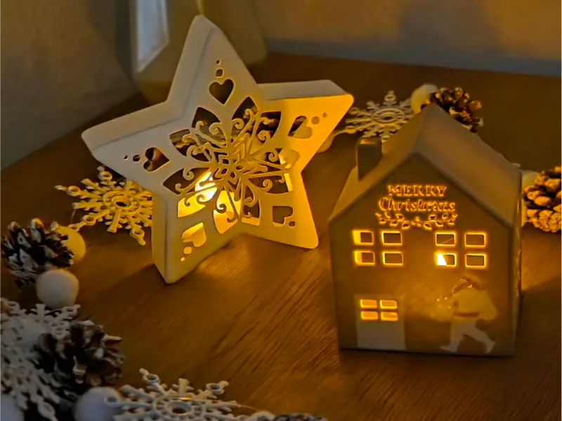 Glowing Christmas Home