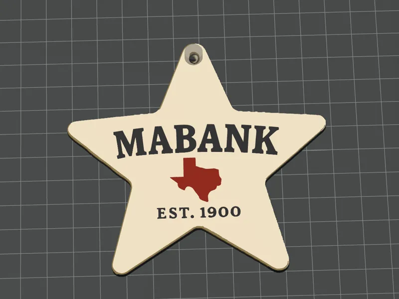Mabank Star Ornaments