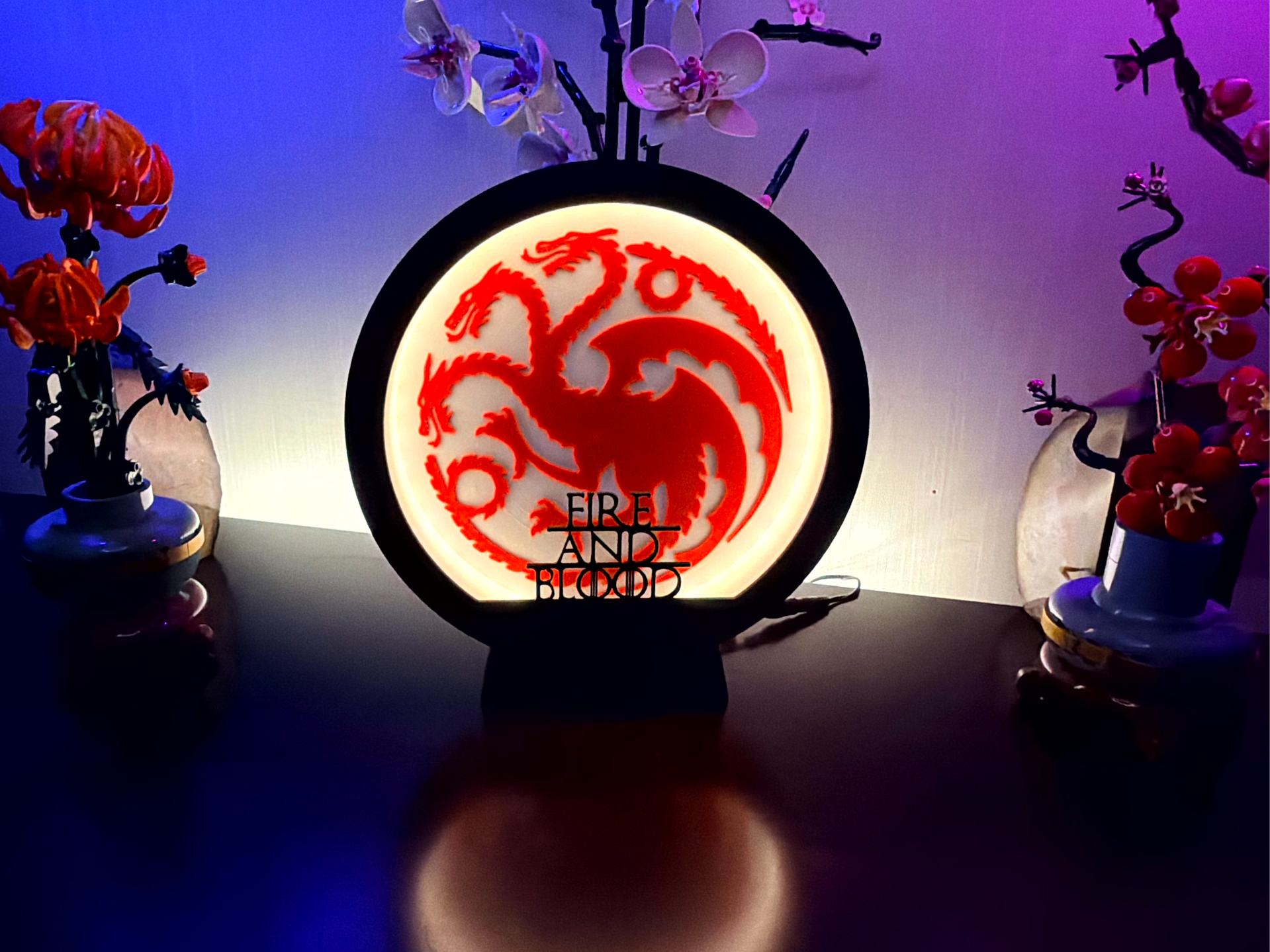 LED Lamp | Game of Thrones | House Targaryen