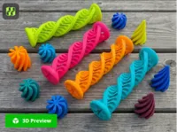 0.2mm layer, 2 walls, 0% infill