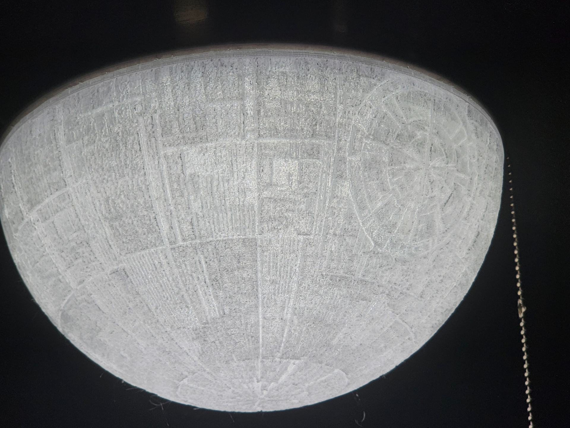 Death Star Light for a ceiling fan-Ashby Park 44"