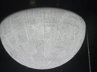 Death Star Light for a ceiling fan-Ashby Park 44"