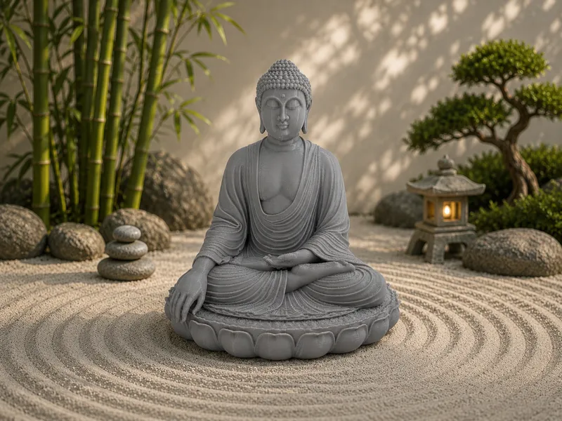 Buddha - Bhumisparsha Mudra (Erdberührung)
