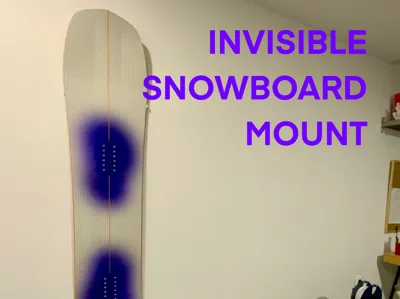 Snowboard wall-mount INVISIBLE