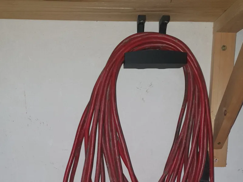 Under-Shelf Extension Cord Holder – NoWallDrilling
