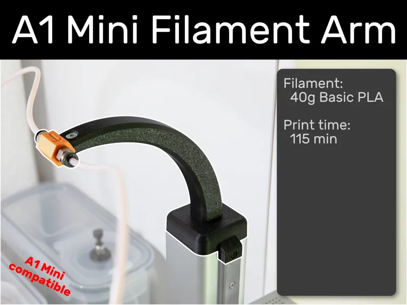 A1 Mini Filament Arm