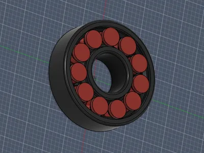 Print in place 609 Bearing (no supports)